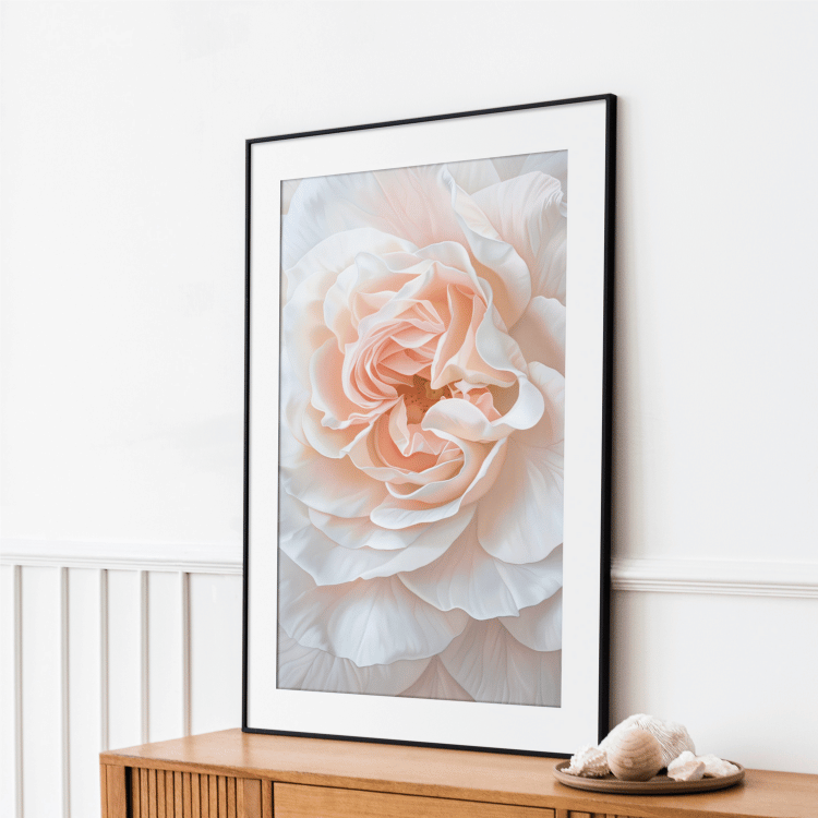 Elegant Blush Pink Peony Digital Art Set