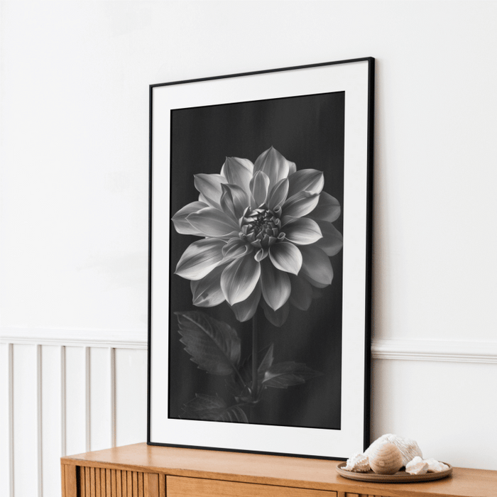 絵画　Dahlia Ms. Dahlia – Jannine's Art