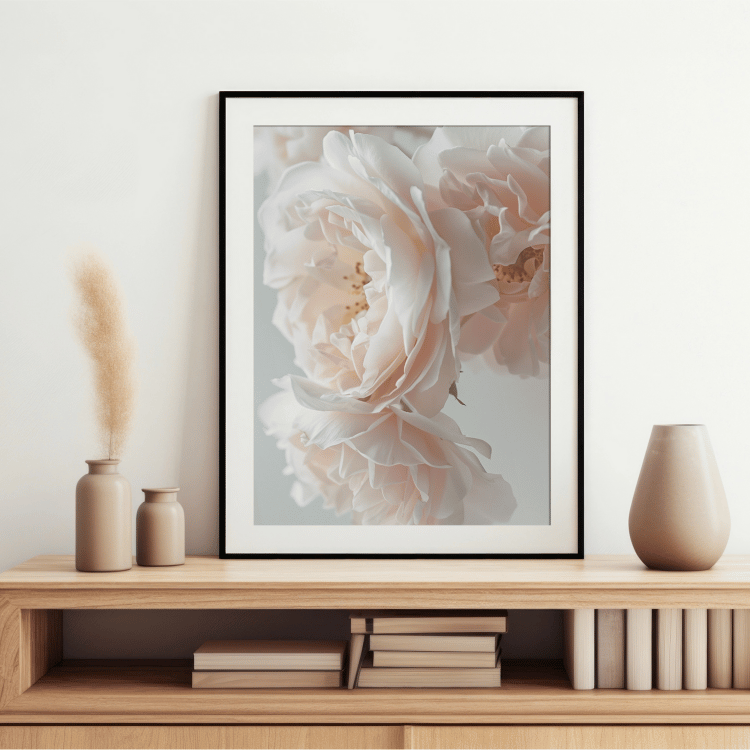 Elegant Blush Pink Peony Digital Art Set