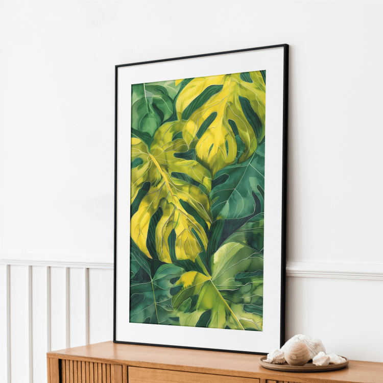 Tropical Monstera Jungle Digital Art Set