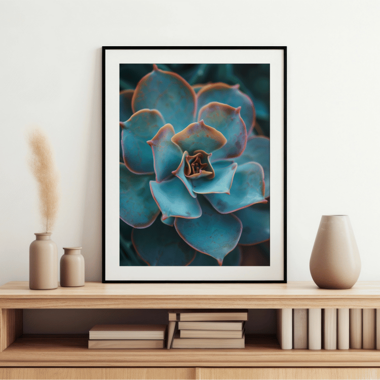 Vibrant Succulent Trio Photography Art Set