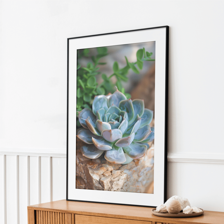 Vibrant Succulent Trio Photography Art Set