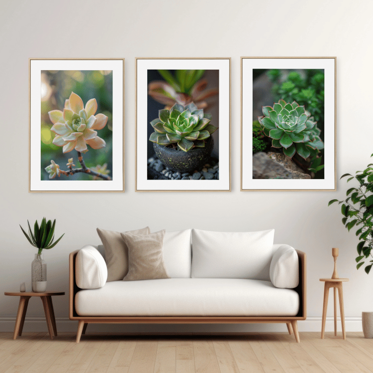 Lush Succulent Photography Art Set