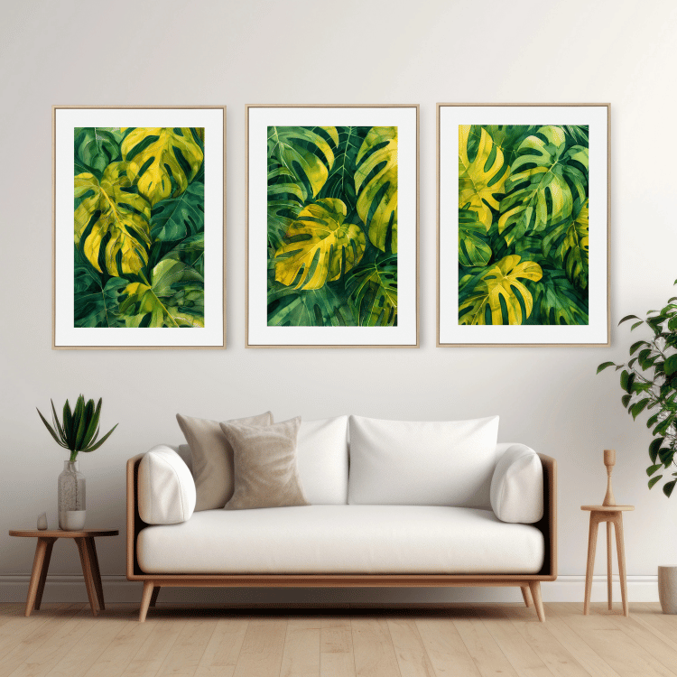 Tropical Monstera Jungle Digital Art Set